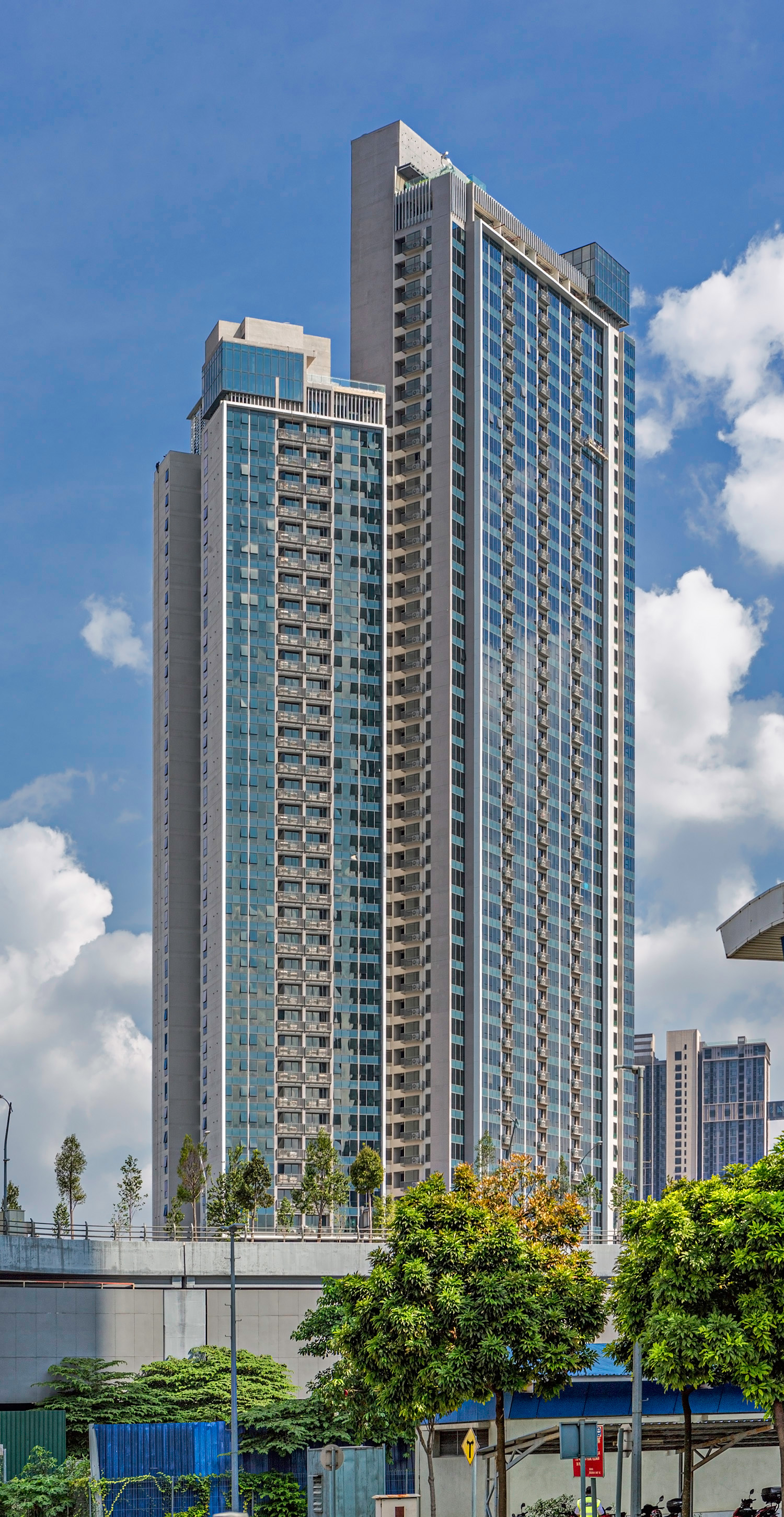 CORE Residence @ TRX, Kuala Lumpur - View from the southeast. © Mathias Beinling